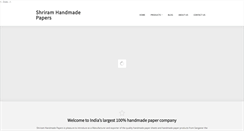 Desktop Screenshot of indiahandmadepapers.com